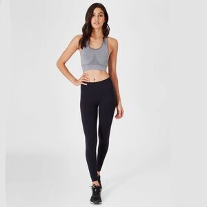 Sweaty Betty Black Leggings with Reflective Strips